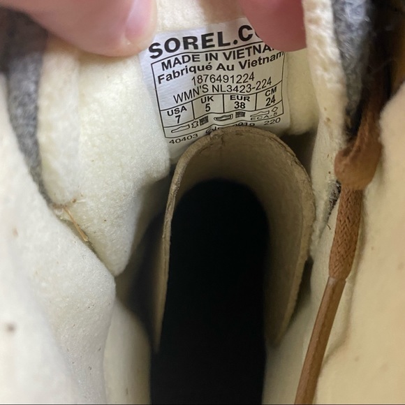 Sorel Joan Explorer Boots Camel Brown Quarry 7 - Picture 6 of 6